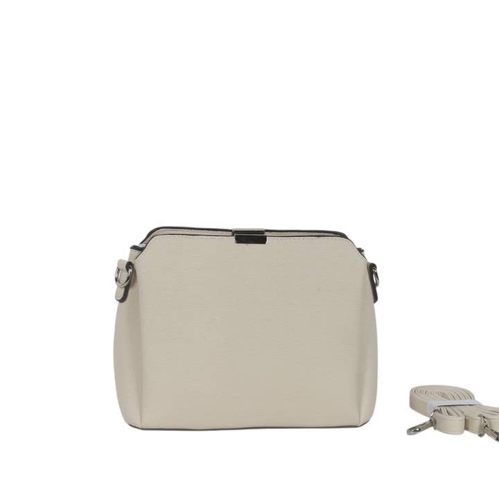SHOULDER BAG WITH SEVERAL COMPARTMENTS. for wholesale by MIA LAROUGE