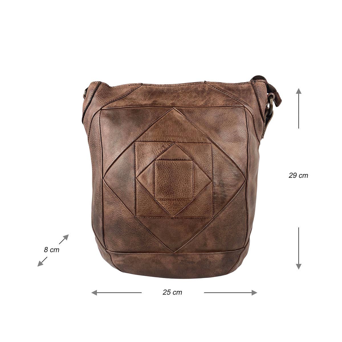 Arrigo - Wholesale Crossbody Bag - Women's - Arrigo Ladies Crossbody Shoulder Washed Leather19