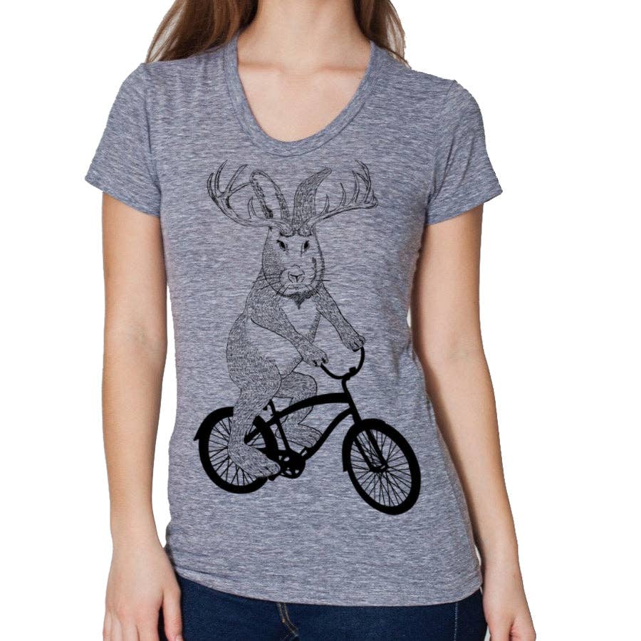 MISSION THREAD CLOTHING - Wholesale Screen Printed T-Shirt - Women's - Jackalope cruise1