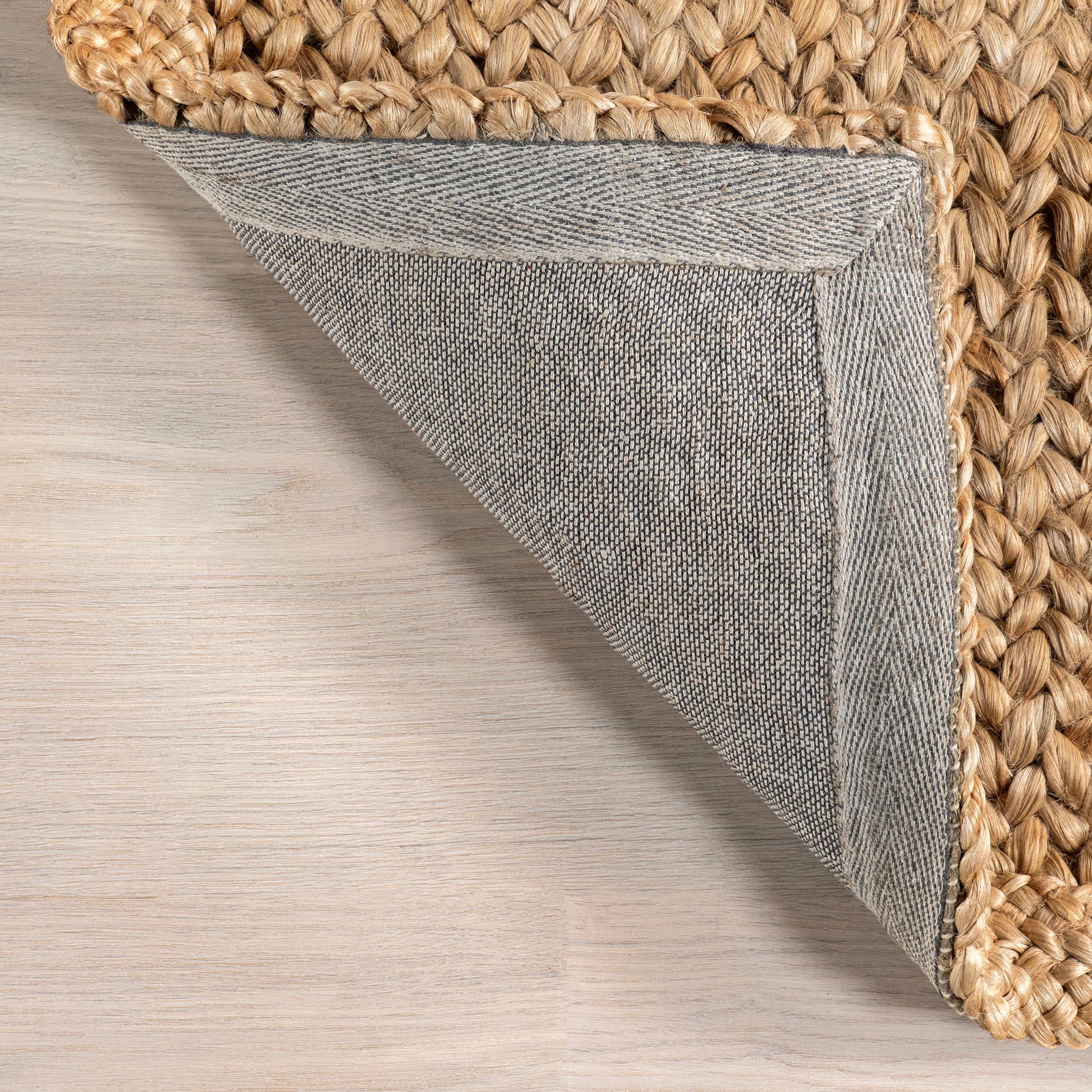 Natural Willow Bordered Jute Area Rug for wholesale on Faire5
