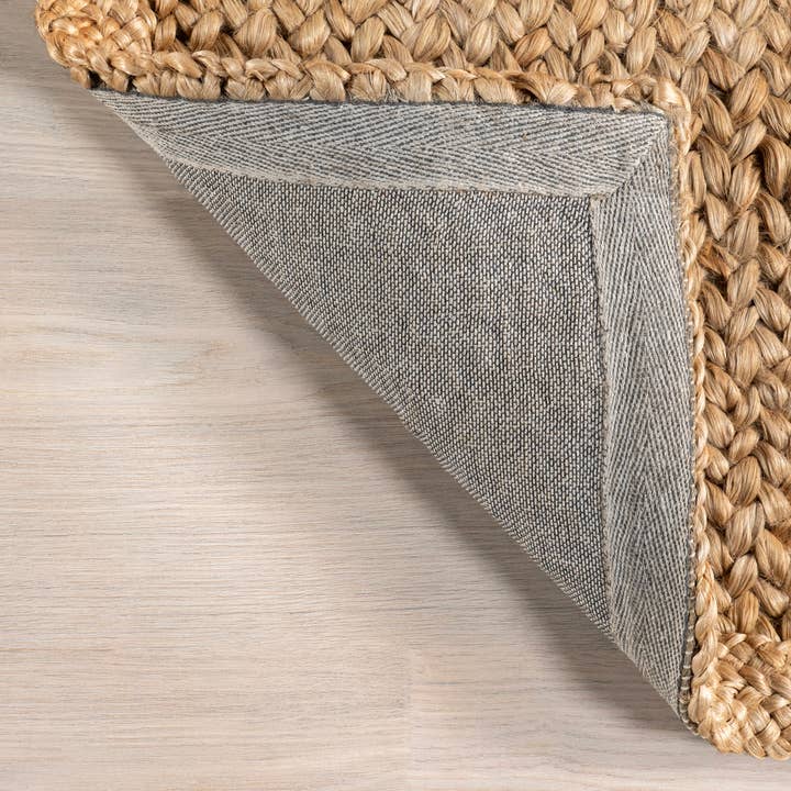 Natural Willow Bordered Jute Area Rug for wholesale on Faire5