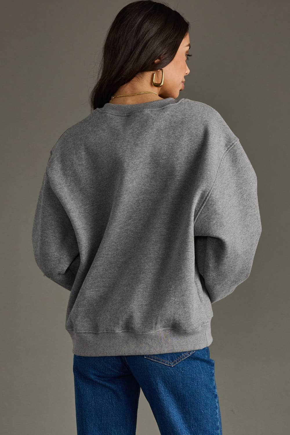 Panache Apparel Co. - Wholesale Graphic Sweatshirt - Women's - Dk. Gray Game Day Sweatshirt3