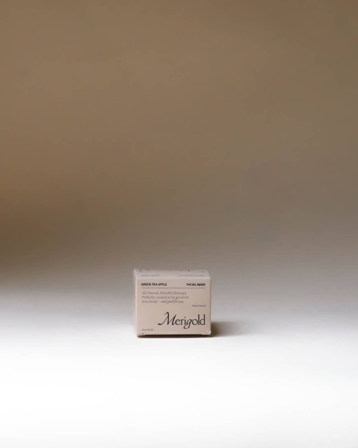 Merigold - Vente Masque pour le visage - Masque Pomme Thé Vert