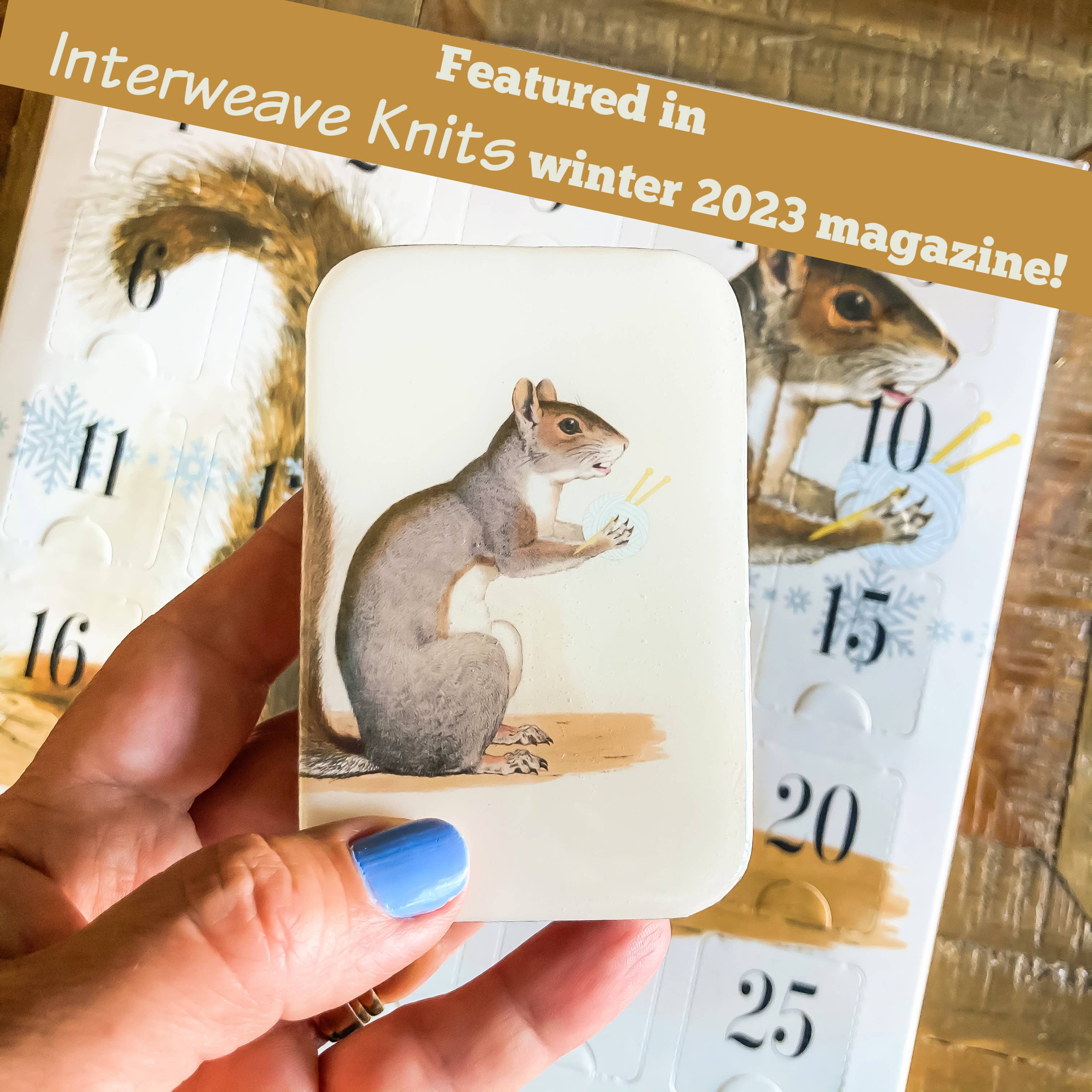 Firefly Notes – Großhandel Strick-/Häkelzubehör – Firefly Notes Döschen mit Wollhörnchen-Motiv1