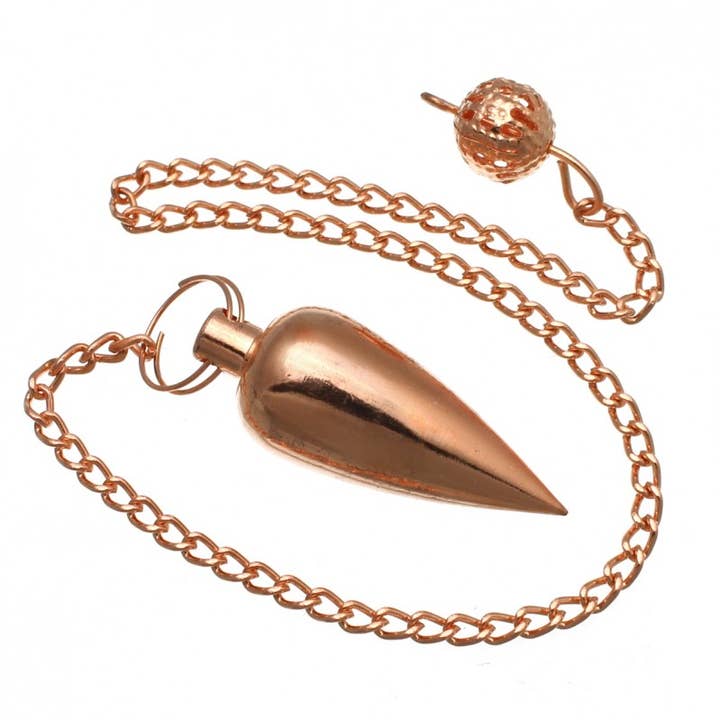 UniArt - Vente Accessoire de méditation - Pendule Conique Semi-Ovale En Métal