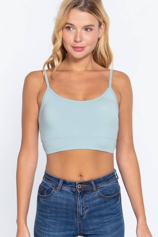 Active Basic | Active USA - Vente Caraco – femme - Débardeur à dos torsadé avec bonnet de soutien-gorge amovible et col rond10