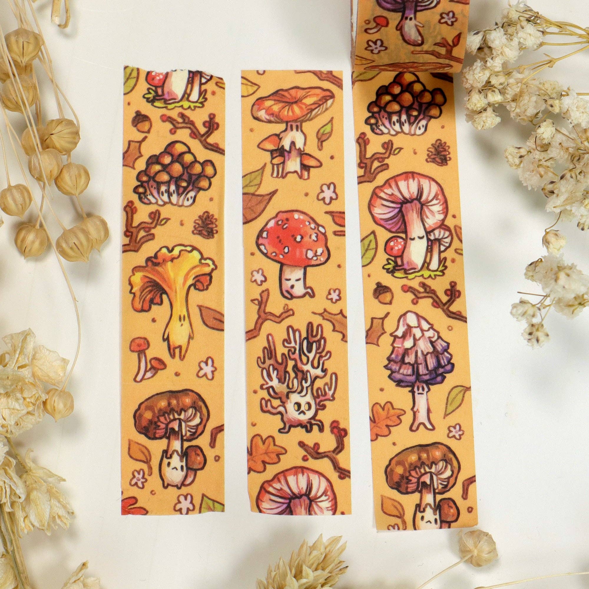 JelArts - Wholesale Washi Tape - Mushroom Guys - Washi Tape1