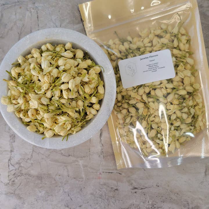 My Magic Place Shop - Wholesale Herbs - Jasmine Flower, Whole 1oz, decoration herbs, magical herbs
