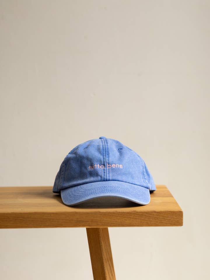 Cap - Tutto Bene - Blue + Pink for wholesale by &Friends