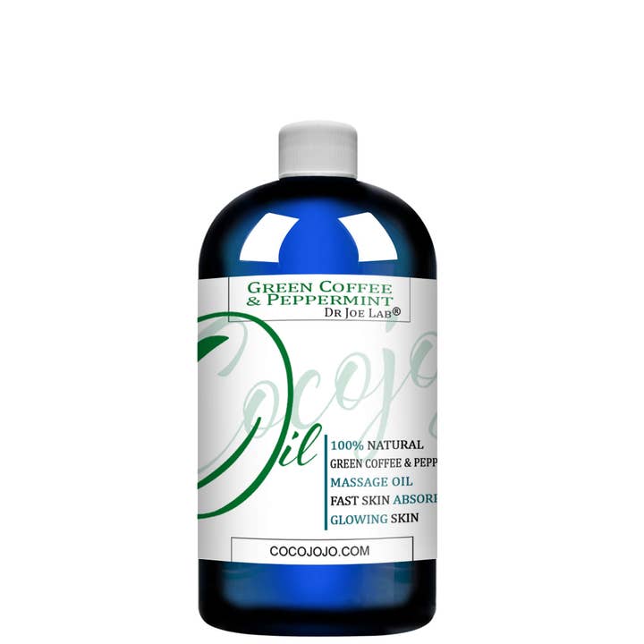 Coco jojo - Wholesale Massage oil/gel - Green Coffee & Peppermint Massage Oil Blend3