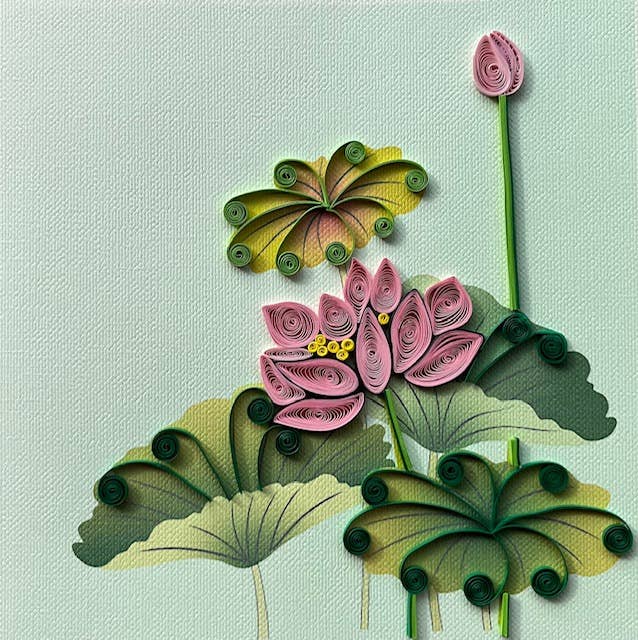 Amaranta Designs - Wholesale Everyday greeting card - Artisanal Paper Quilled Everyday Greeting Card0