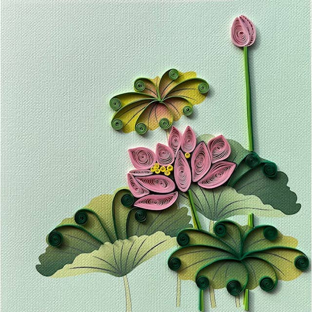 Amaranta Designs - Wholesale Everyday greeting card - Artisanal Paper Quilled Everyday Greeting Card