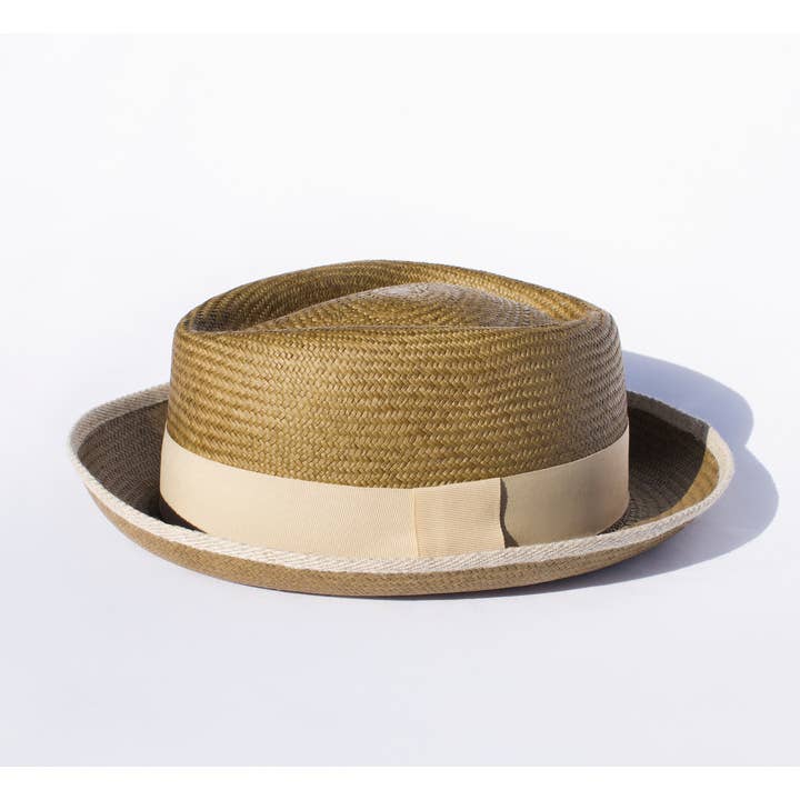 Elegancia Tropical Genuine Panama Hats - Wholesale Straw Hat - Unisex - Santa Fe Green Urban Straw Panama Hat - Unisex