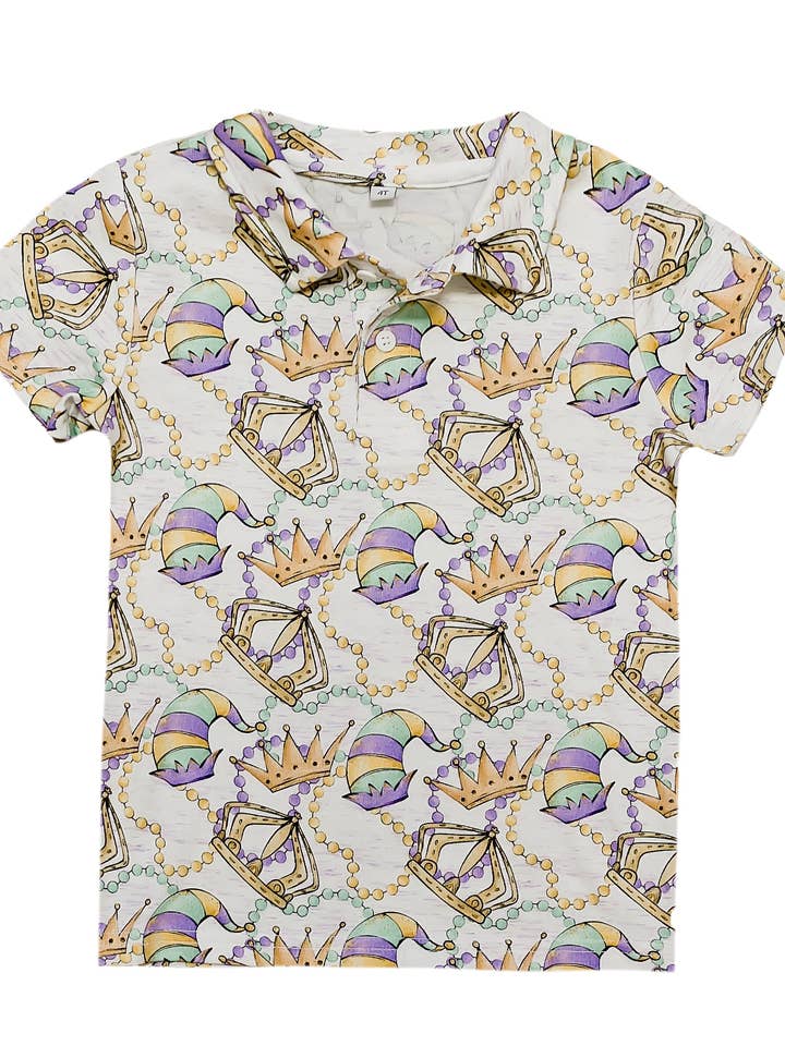 Polo Royal de Mardi Gras pour la vente par Belle Cher