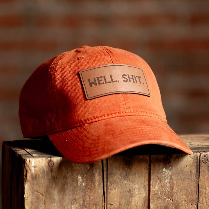 Well Shit Canvas Hat for wholesale by Cowboy Slick