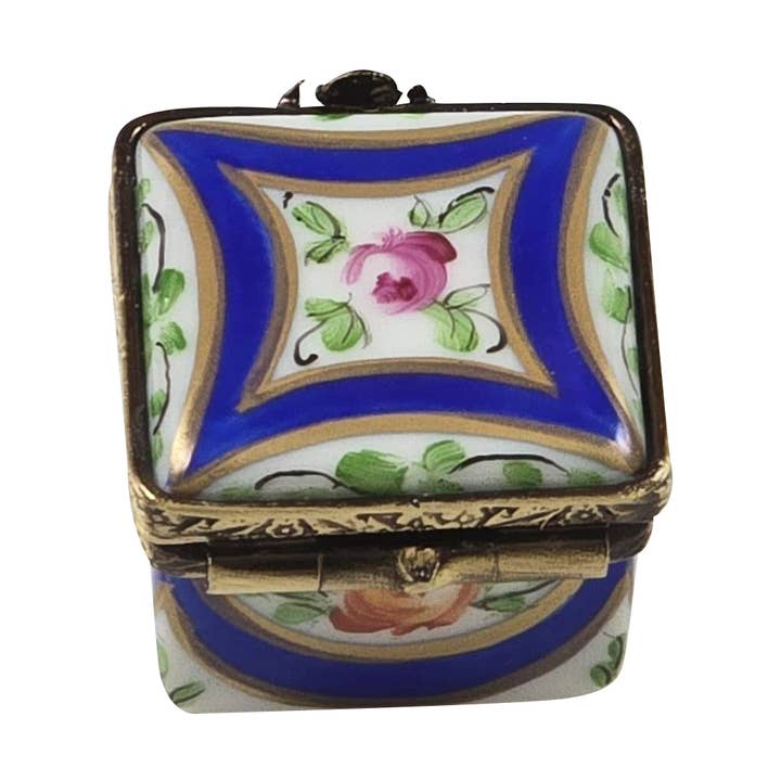 Dunkelblau / Rosa & Gold Kleines Quadrat für den Großhandel von Rochard