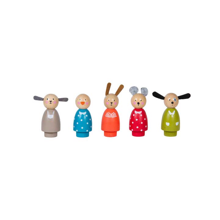 Speedy Monkey - Wholesale Wood Toy - Kids - Asstd Wooden Characters - The Big Family