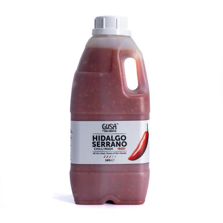 Hidalgo Serrano Fermenterad Chilli Mash | 1kg | Gusa av Chilli Mash Co för wholesale av Chilli Mash Company