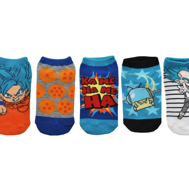 Dragon Ball Super Kids Lot de 5 paires de chaussettes pour la vente par Everything Legwear