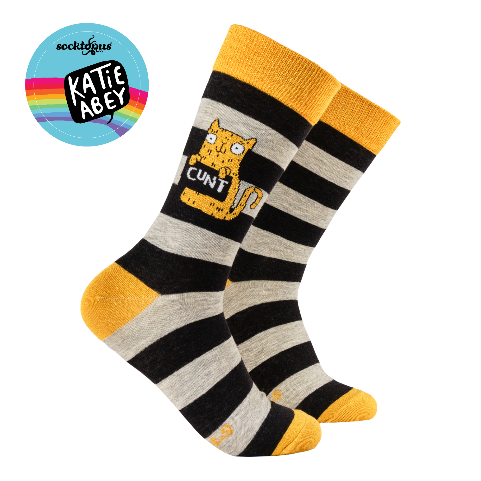 MULTI Cunt Socks - Socktopus X Katie Abey for wholesale on Faire1