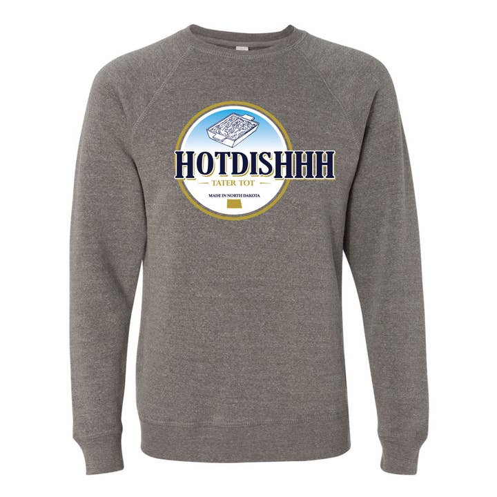 Hotdishhh North Dakota Sweatshirt mit Rundhalsausschnitt für den Großhandel von Wheatheadz