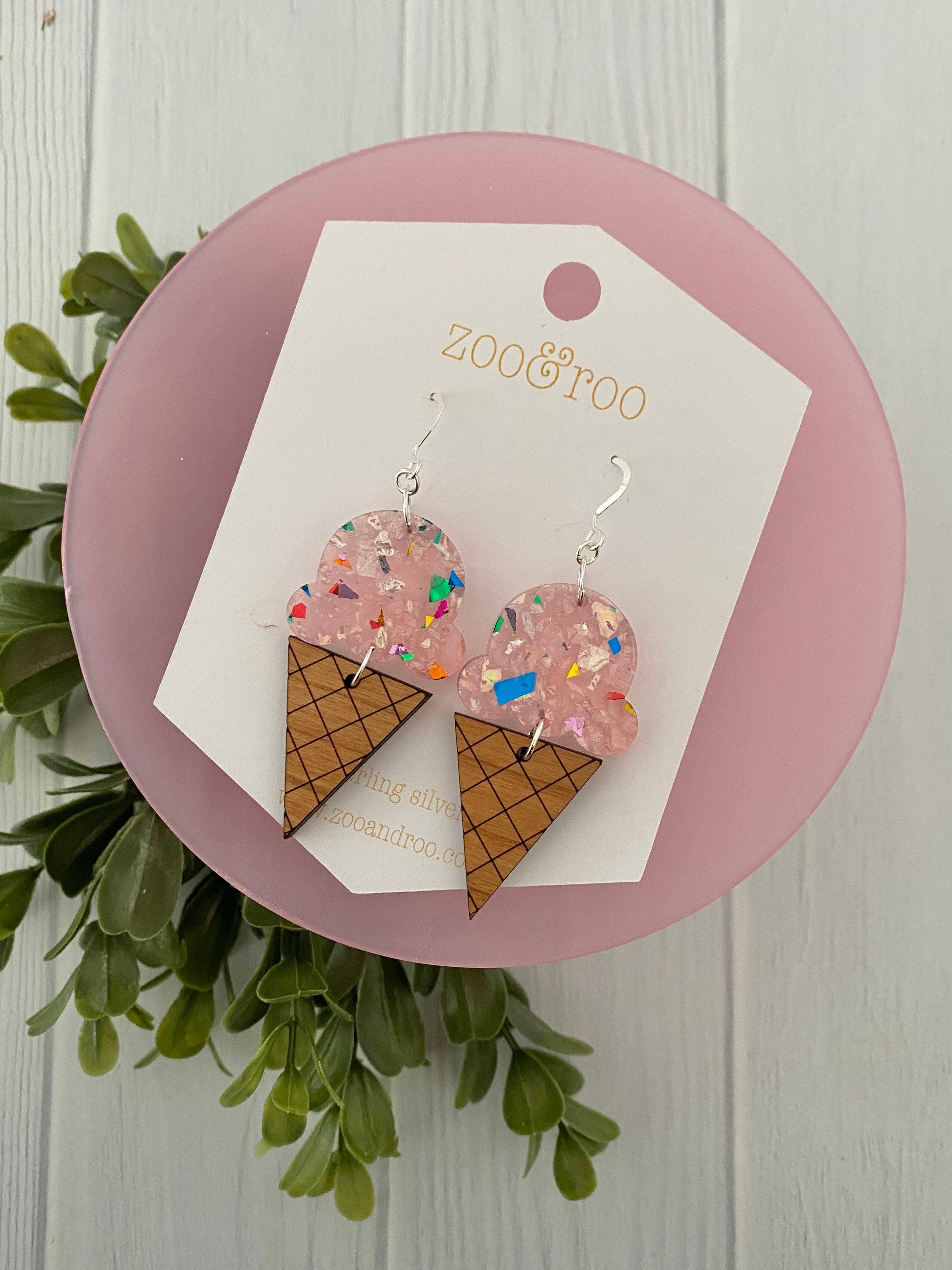 zoo&roo - Wholesale Dangle Earrings - Ice Cream earrings0