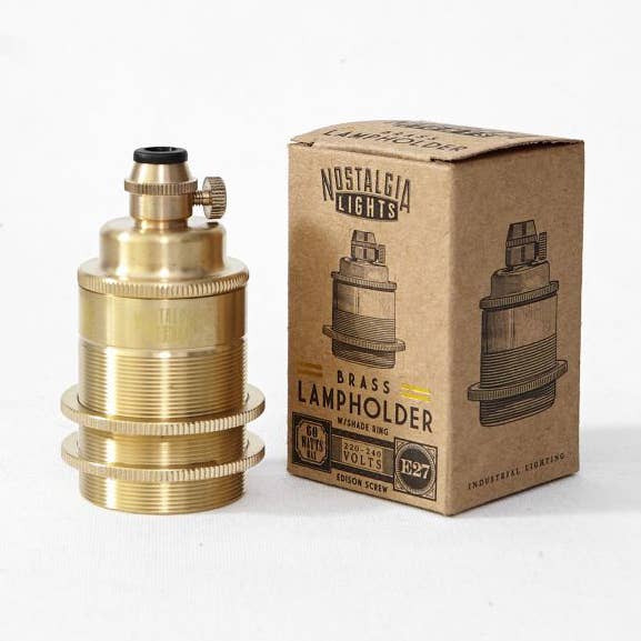 Lamp Holder - Brass for wholesale by We Are Nook