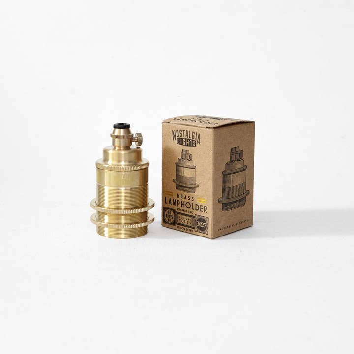 Lamp Holder - Brass for wholesale by We Are Nook