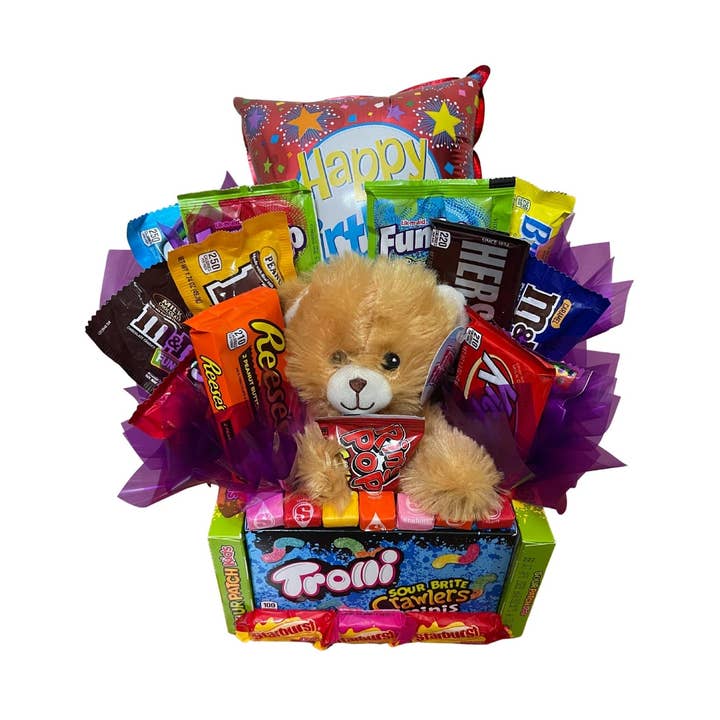 Sumptuous Gifts - Wholesale Gift box - Candy Box Bouquet with Bear and Balloon0