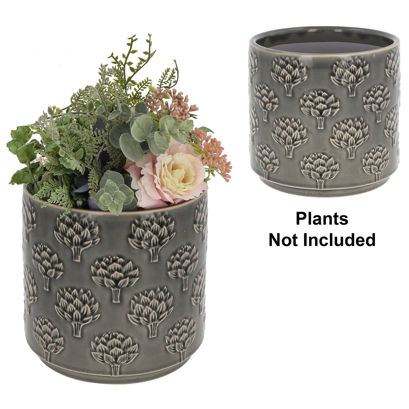 Joe Davies - Wholesale Plant Pot - Deco Glaze Planter Motif 14cm2