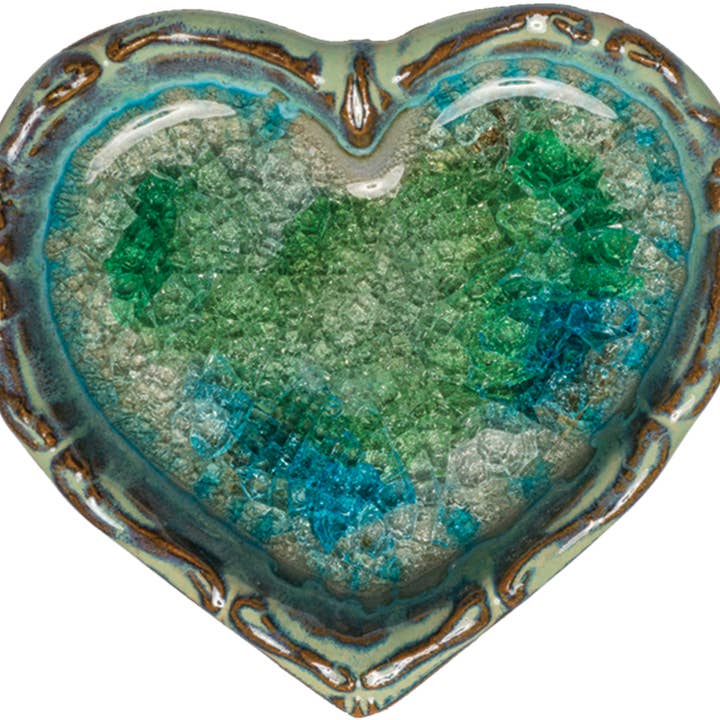 Down to Earth Pottery - Wholesale Jewelry Dish - Artisan Series Heart