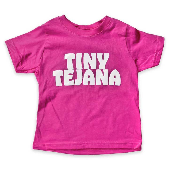 Tiny Tejana Texas Toddler Tee for wholesale by BarbacoApparel