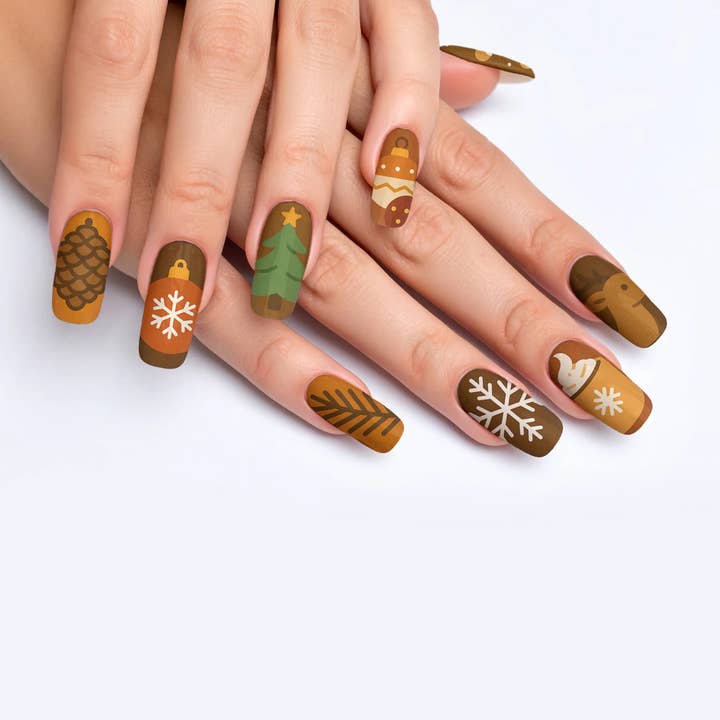 FYNE BODY - Wholesale Press-on/fake nails - Hot Cocoa Christmas Press-On Nails61