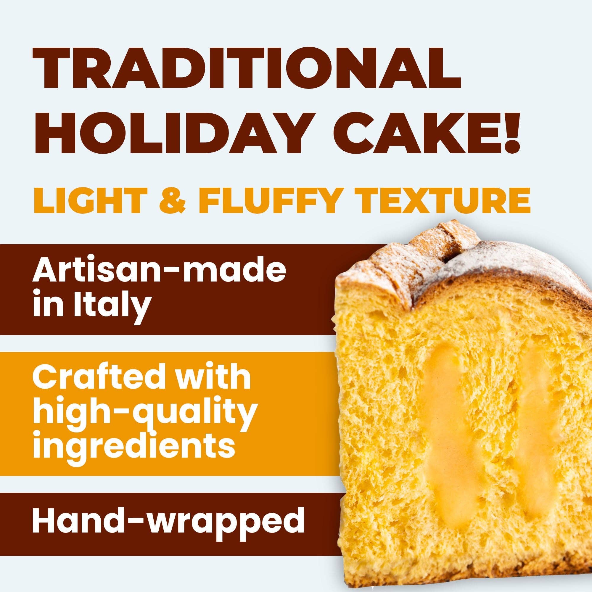 Food To Live - Wholesale Cake - Vergani Limoncello Panettone - 750g (1.65 lb)3