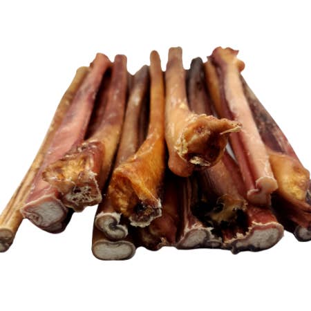 Dibo Pet Foods - Wholesale Pet Treats - Dog - Bully Stick – Low Odor Pizzle – THICK- 12" 6