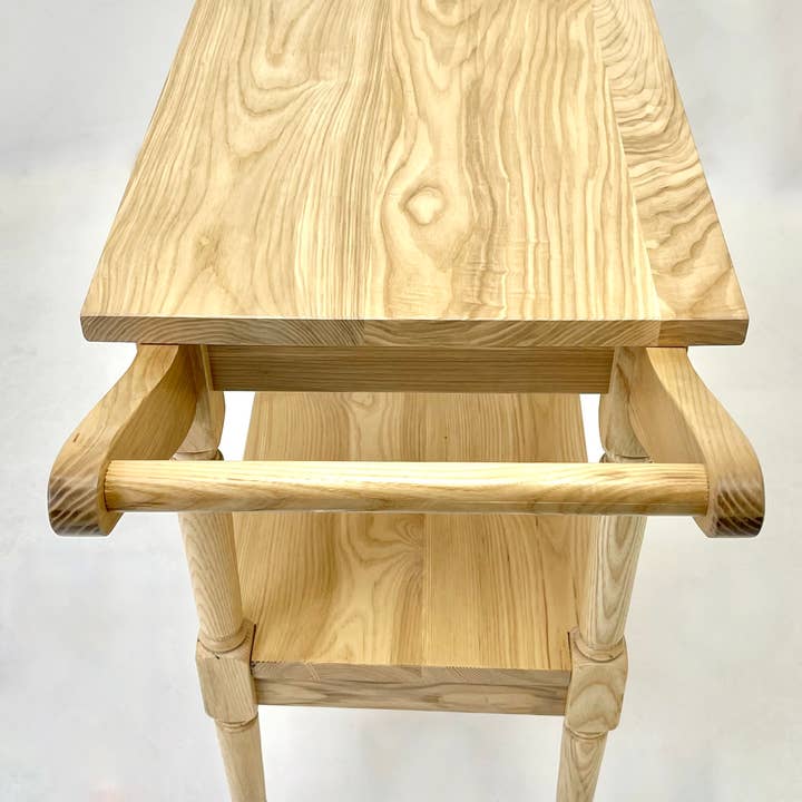 Oak & Post Furniture - Vente Chariots de bar - Chariot à thé en bois rustique2