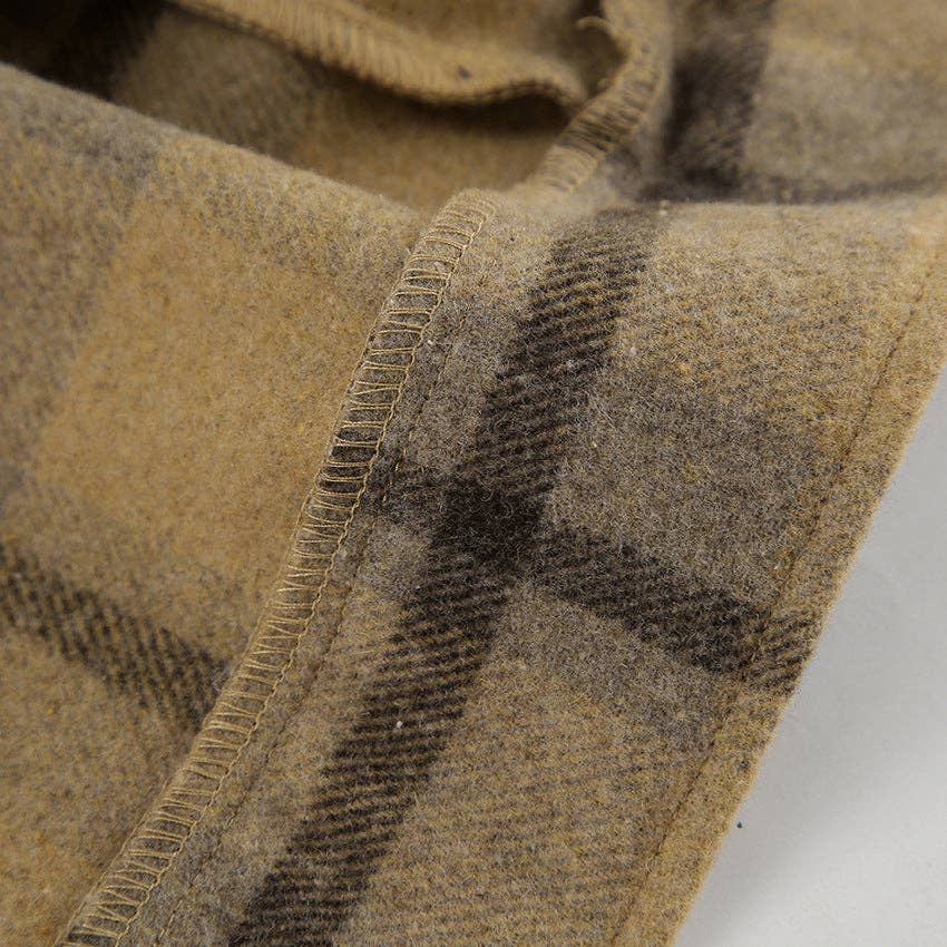 Marayn – wholesale Rock - Dam – Rysk rutig höstchic brunrutig oversized kappa10