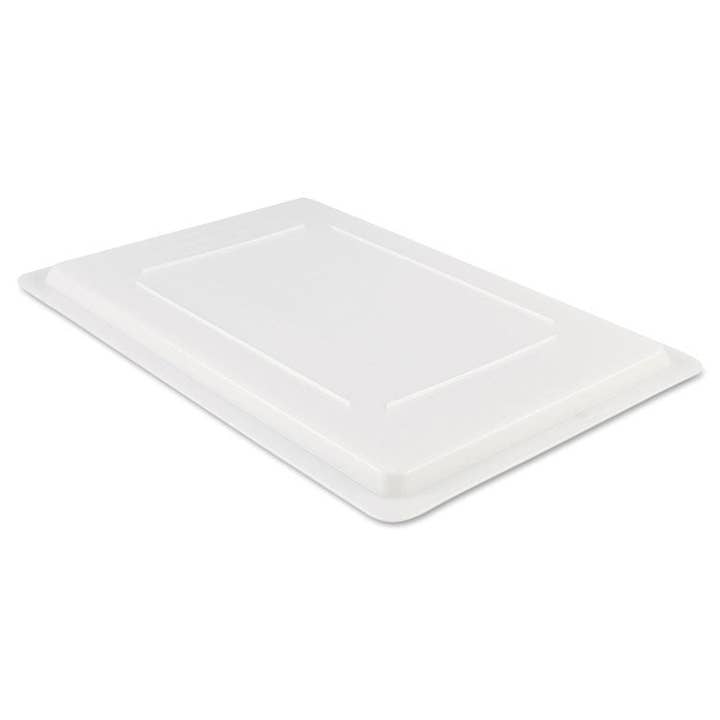 Rubbermaid Commercial Food/Tote Box Lids, 26x18, White for wholesale by Everyday Supply Co