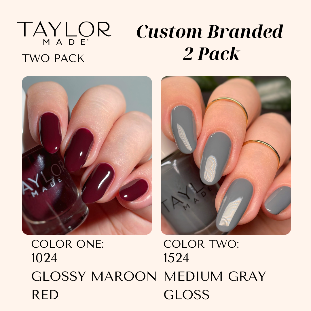 Taylor Made Polish – wholesale Nail polish – Custom Nail Polish: 2 Pack Long-wearing + Vegan + Non-toxic156