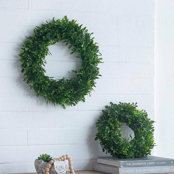 A&B Home Group Inc. – wholesale Wreath – S/2 Greenery Wreath 4S/CTN L:16x2.5x16" S:12x2x12"0