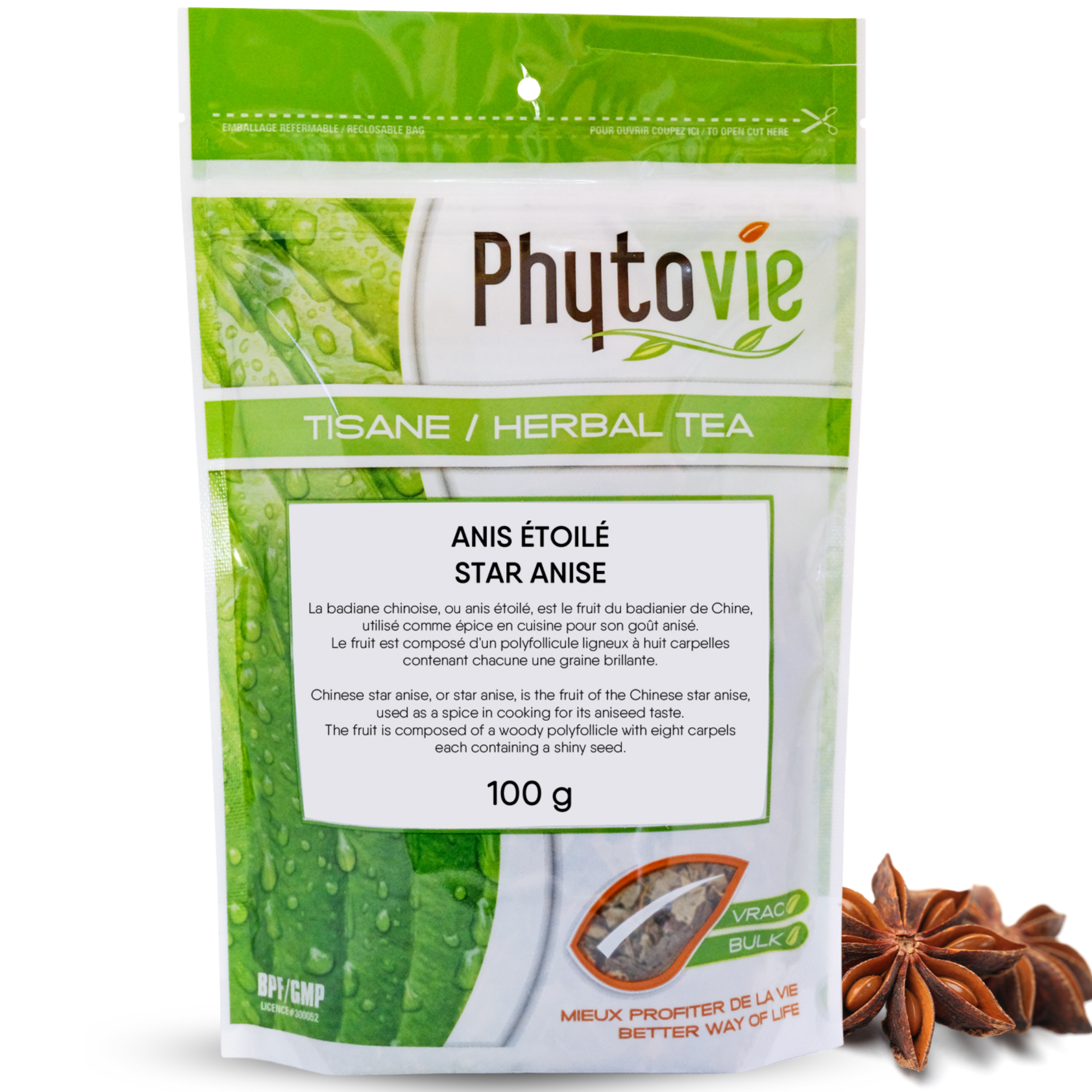 REMOVED BRAND - Wholesale Health/Detox Tea - Whole Star Anise | 100 Grams0