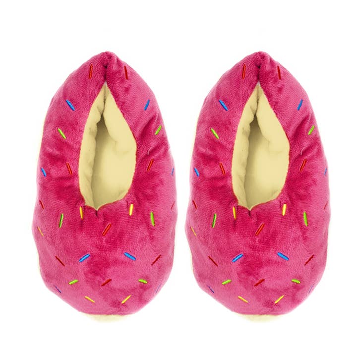 Donut Judge Me | Chinelos Antiderrapantes Kid's Funny Fluffy House por atacado de Oooh Yeah/Sock It Up/Oooh Geez Slippers