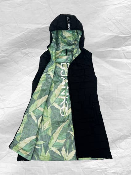 Chaleco acolchado largo Cora de 20 deniers para venta al por mayor de Bjanko Milano