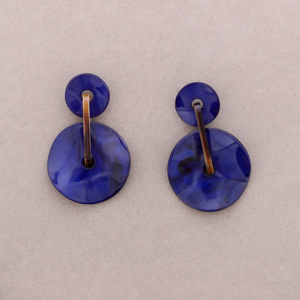 Sonata - Wholesale Snap Jewelry - Resin Ring Drop Earrings9