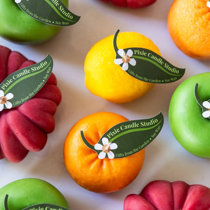 Pixie Candle Studio - Wholesale Novelty Candle - Ojai Pixie Tangerine Fruit Candle