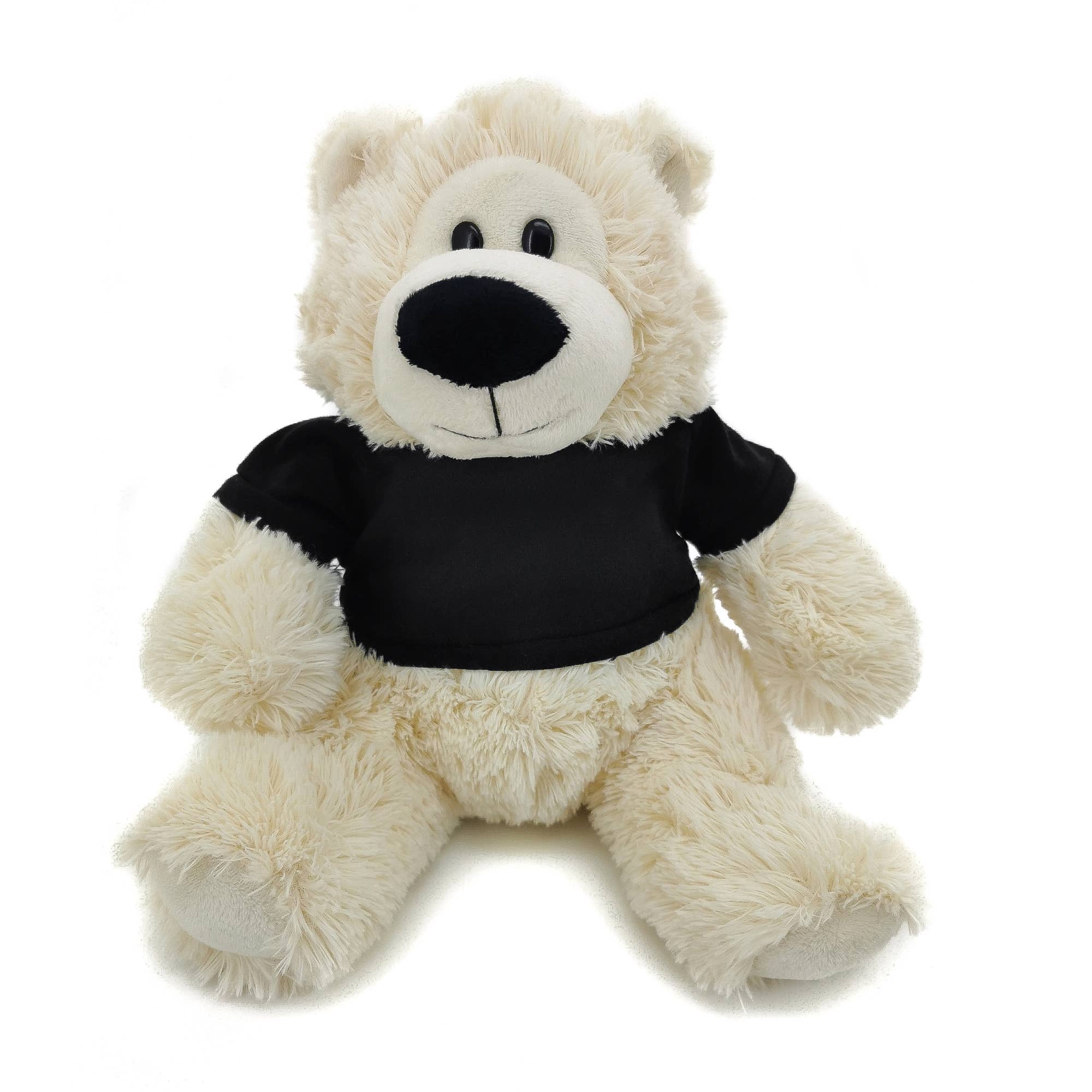 11" Cream Plush Bear in Custom T-shirts | Customizable Plush for wholesale on Faire18