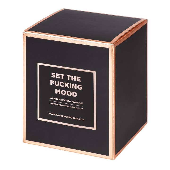 Disrupted Industries – wholesale Jar/filled candle – Set The Fucking Mood - Scented Candle1
