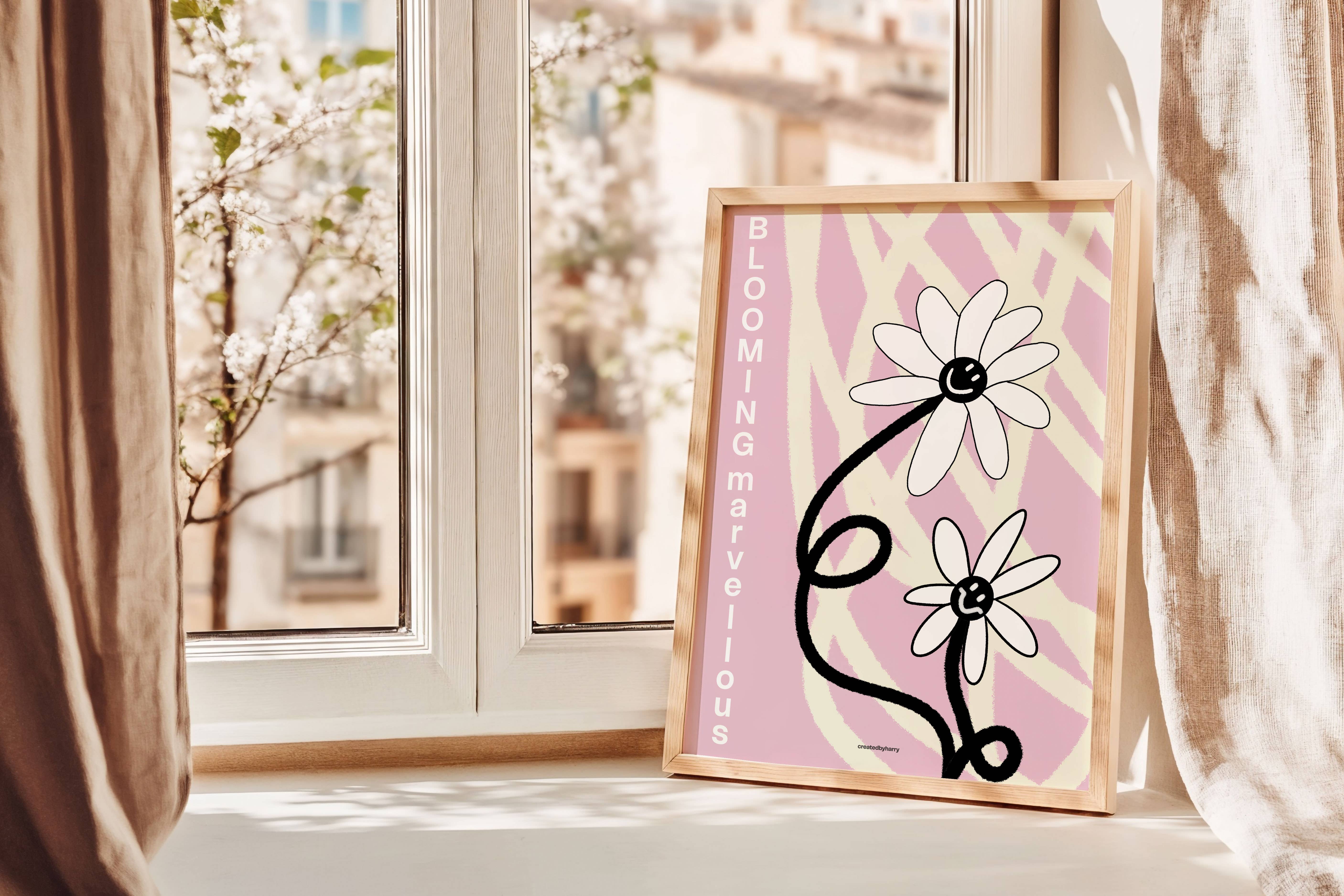 Createdbyharry - Wholesale Art Print - Blooming Marvellous Print1