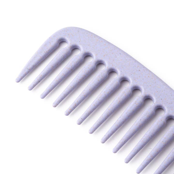 Tiri Pro - Wholesale Hair brush/comb - Eco-Friendly Wide Tooth Comb - Rice Hull (Gray)1