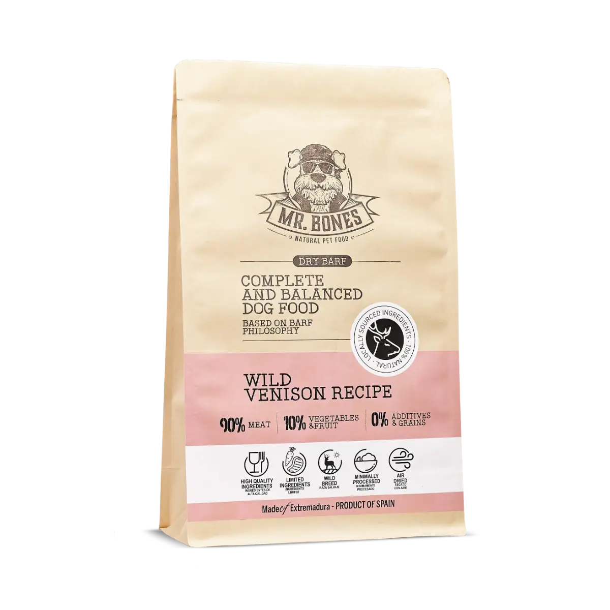 Mr.Bones - Natural Pet Products - Wholesale Pet Food - Dog - Dry BARF for dog- Wild Venison.3